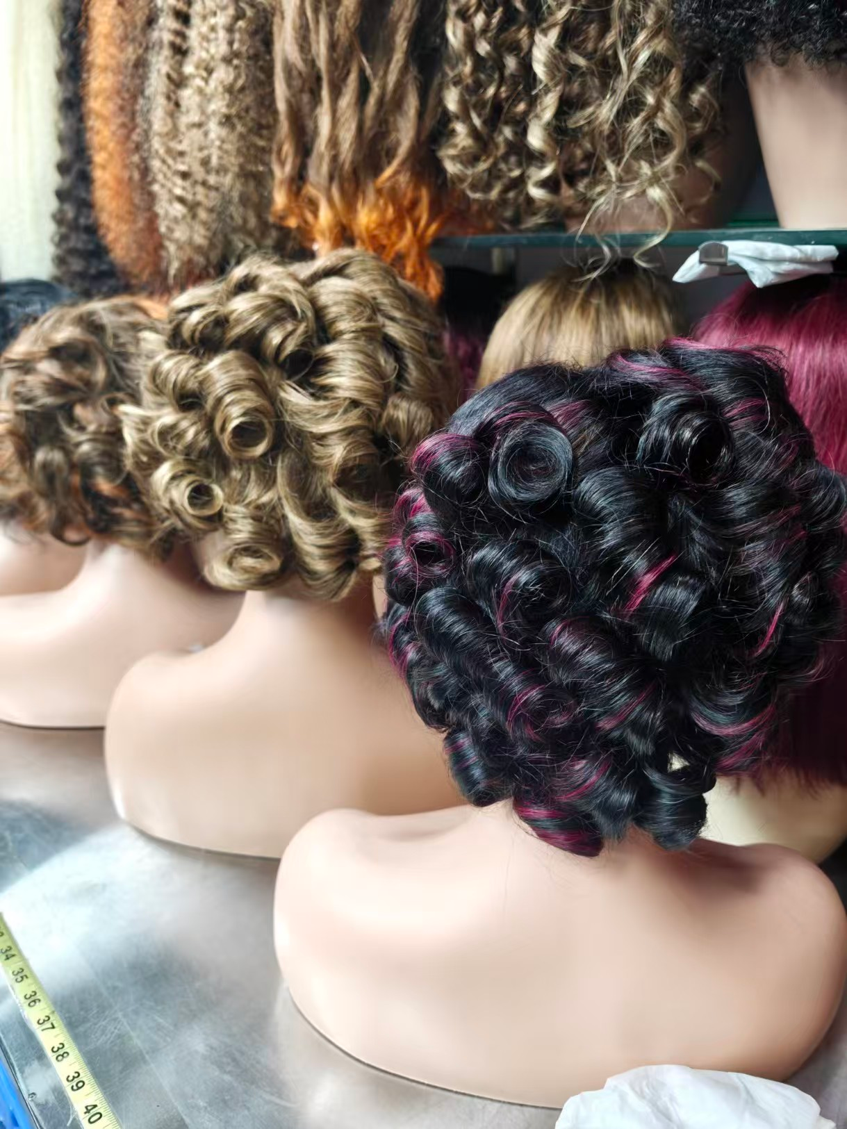 10 Inch Bouncy Curly Glueless 4x4 HD Lace Closure Human Hair Wig